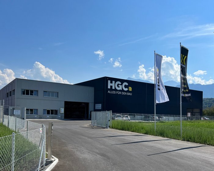 HG Commerciale, Gwatt Logistikhalle HG Commerciale in Gwatt (Thun)