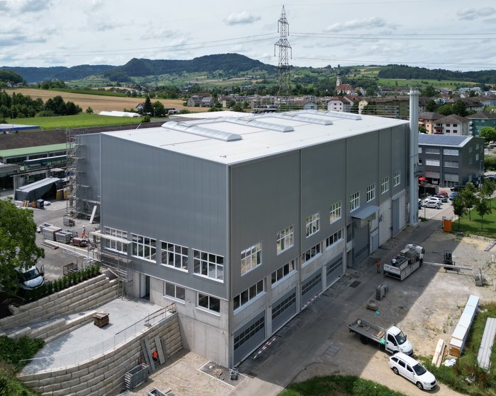 Stahlton AG, Frick Produktionshalle Stahlton AG in Frick